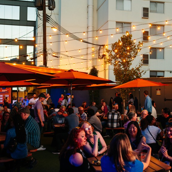 Tech Forward Party Outside 2025